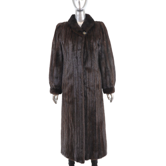 Mahogany Mink Coat- Size M