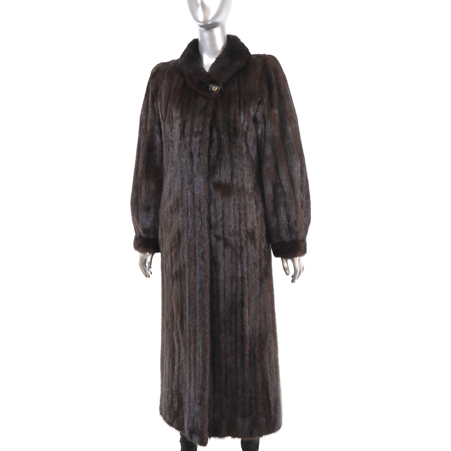 Mahogany Mink Coat- Size M