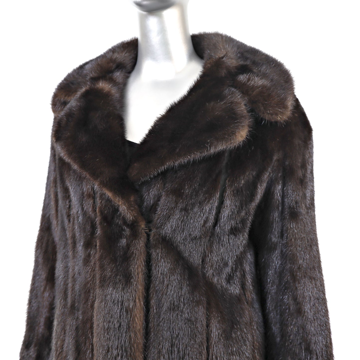 Mahogany Mink Coat- Size S