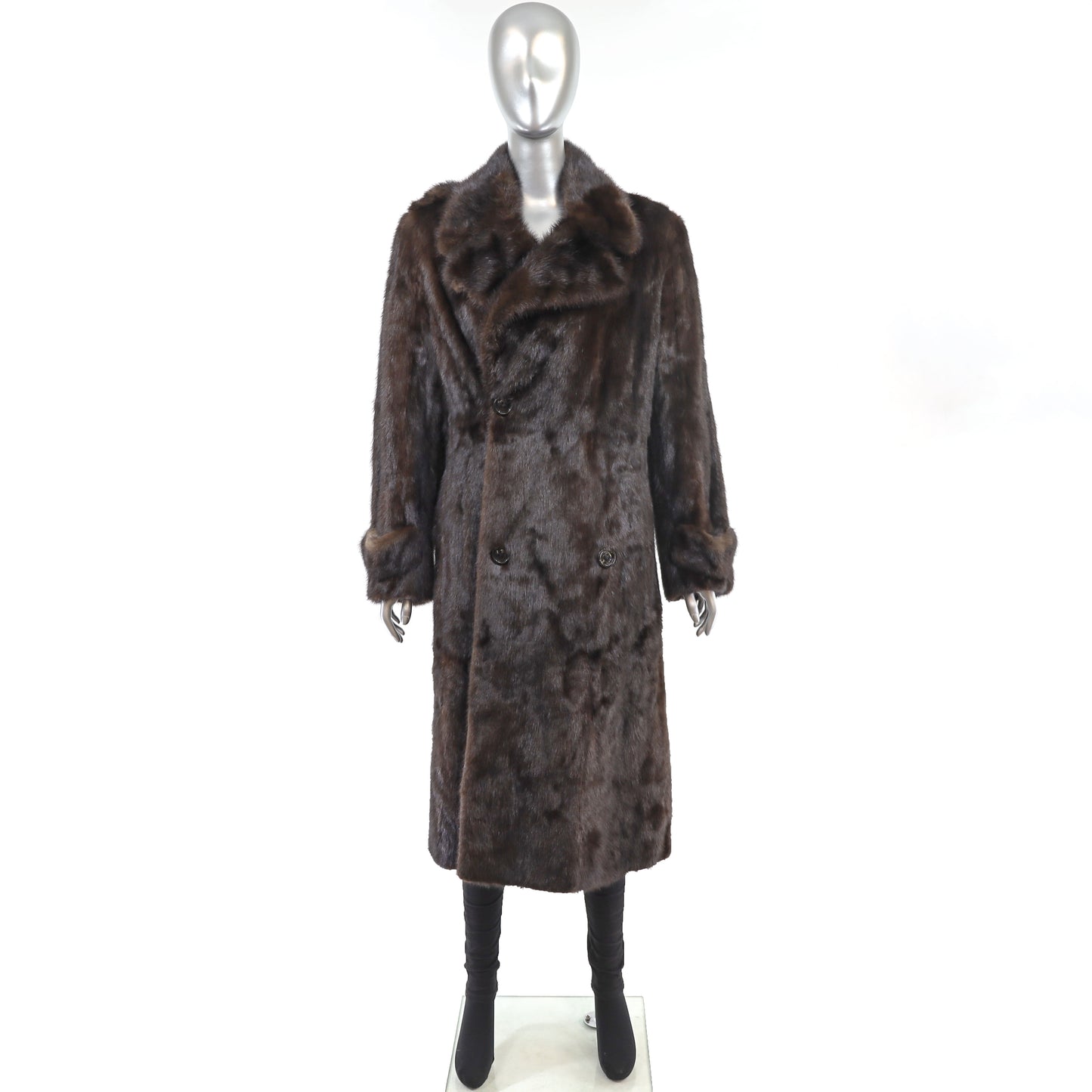 Mahogany Mink Coat- Size M