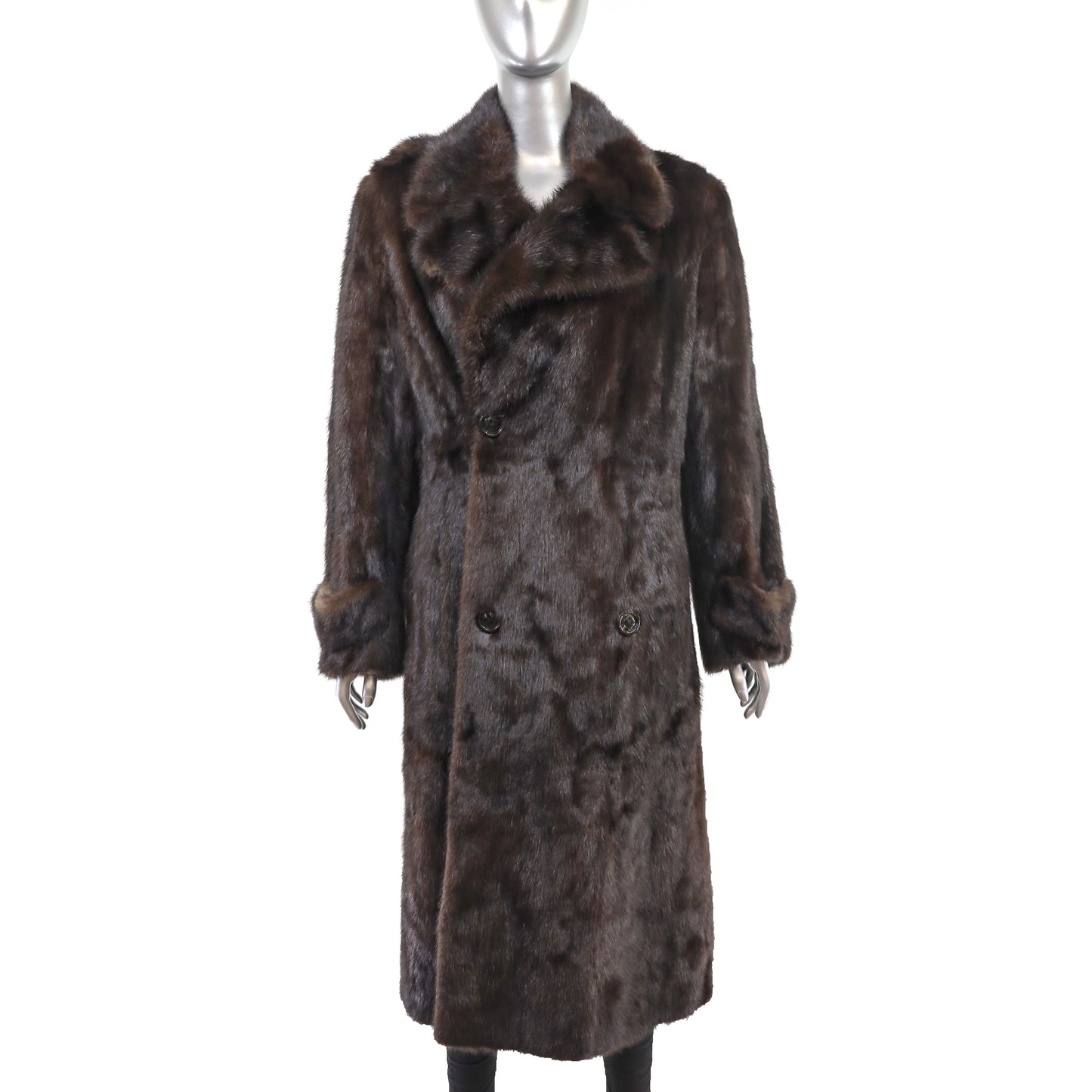 Mahogany Mink Coat- Size M