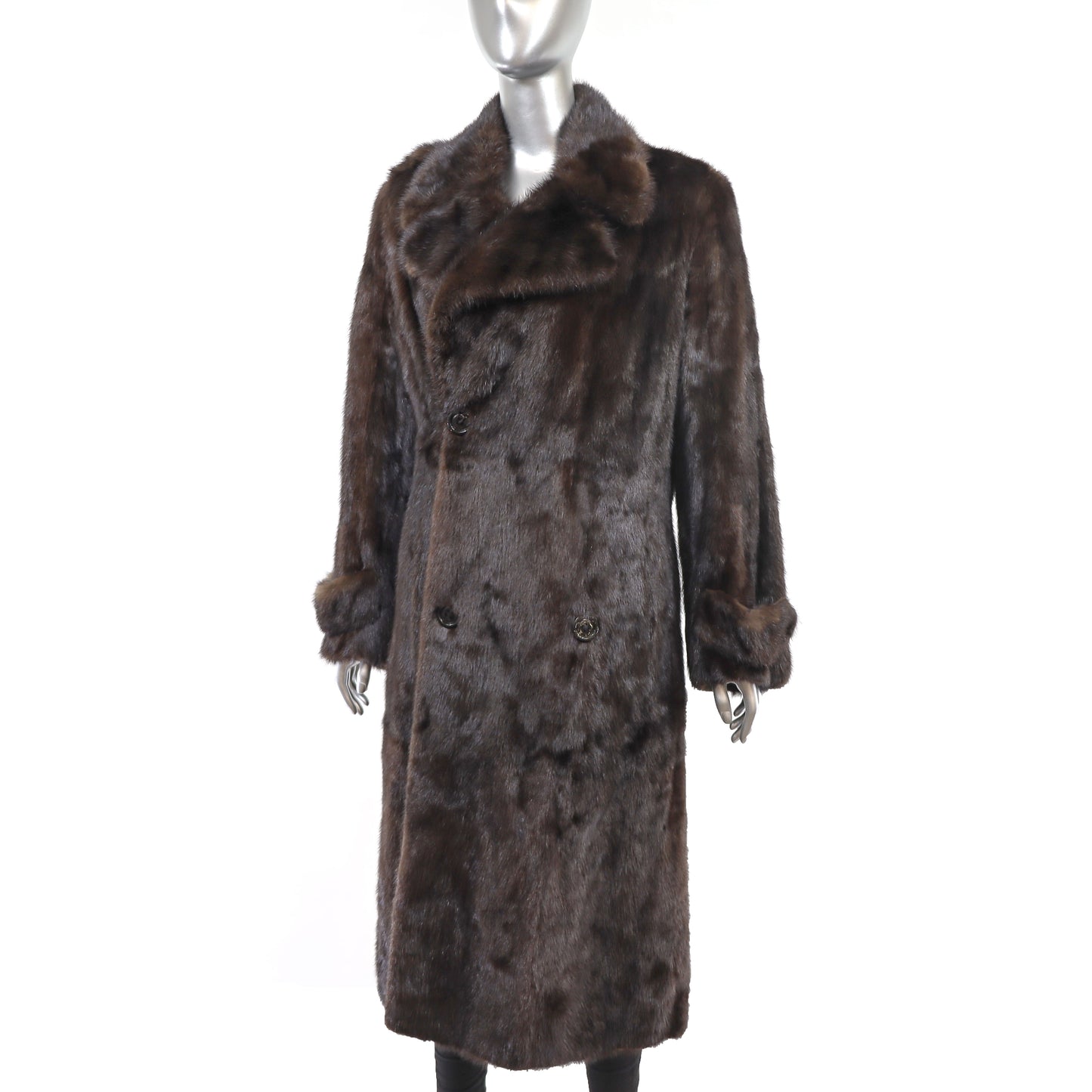 Mahogany Mink Coat- Size M