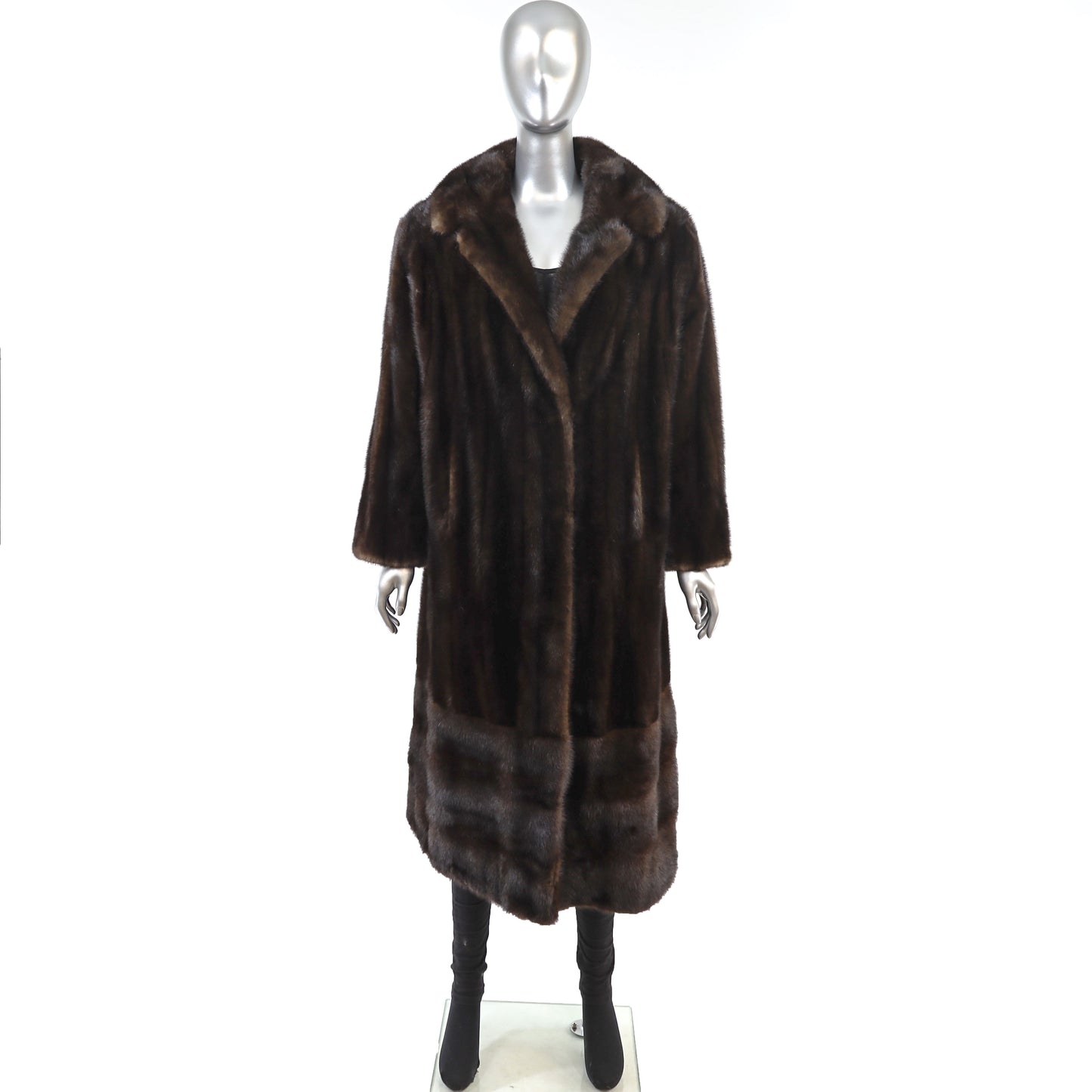 Mahogany Mink Coat- Size M