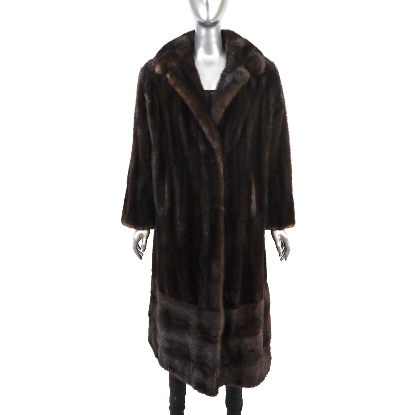 Mahogany Mink Coat- Size M