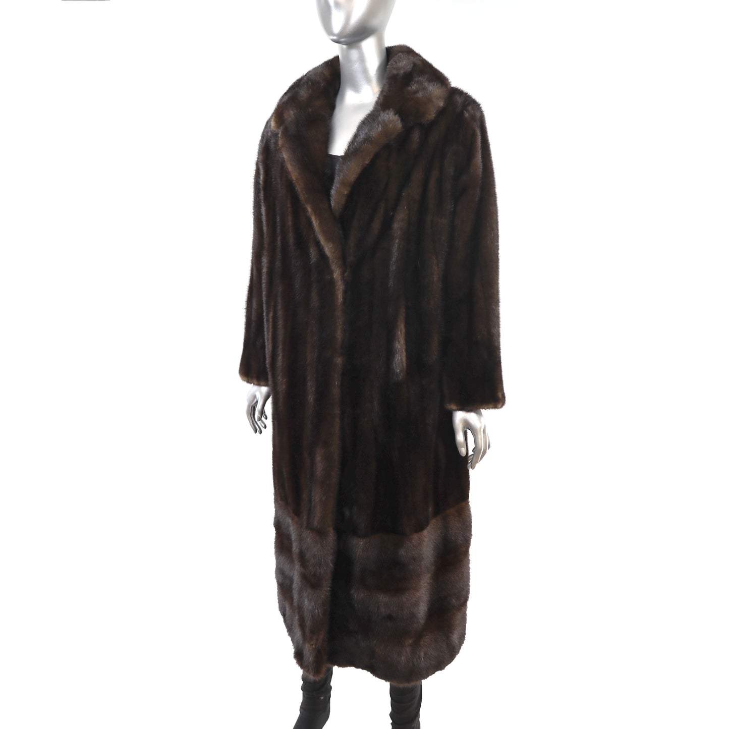 Mahogany Mink Coat- Size M