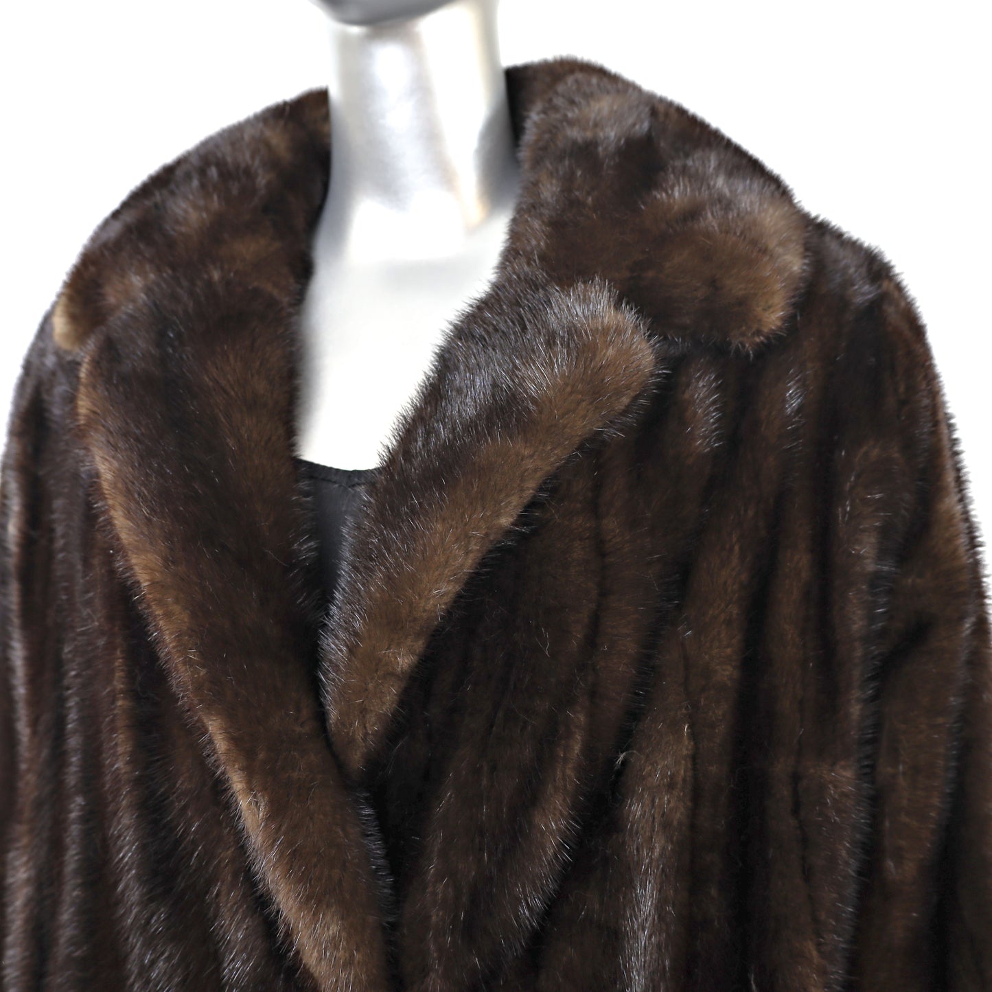 Mahogany Mink Coat- Size M