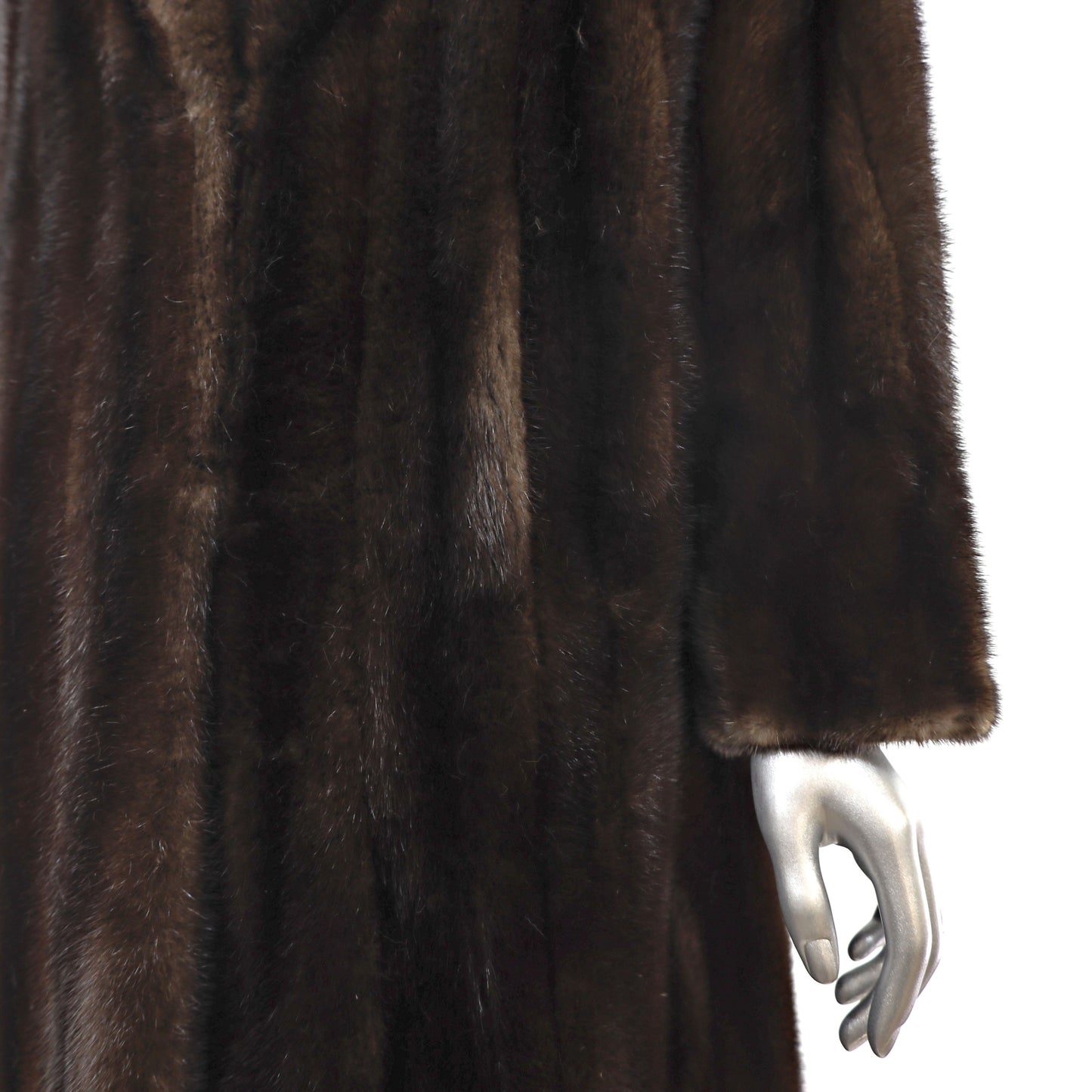 Mahogany Mink Coat- Size M