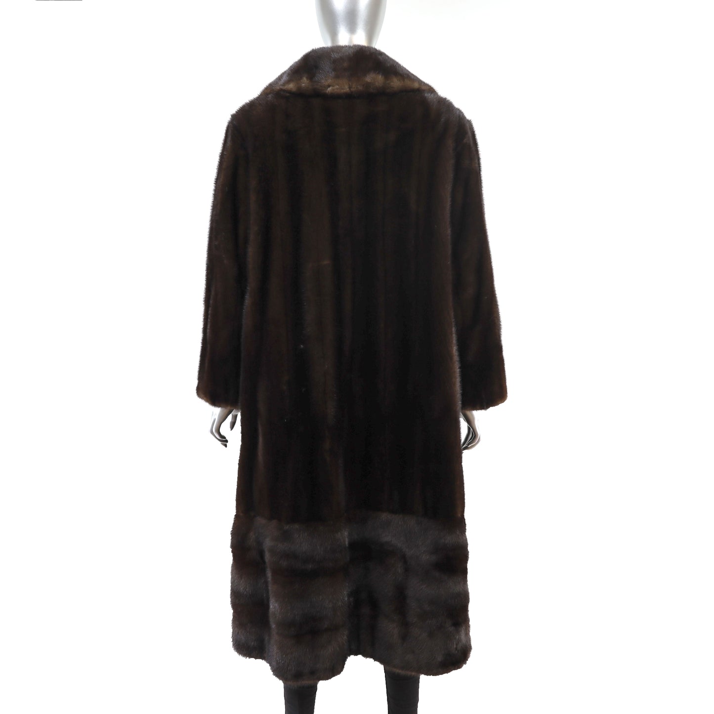 Mahogany Mink Coat- Size M