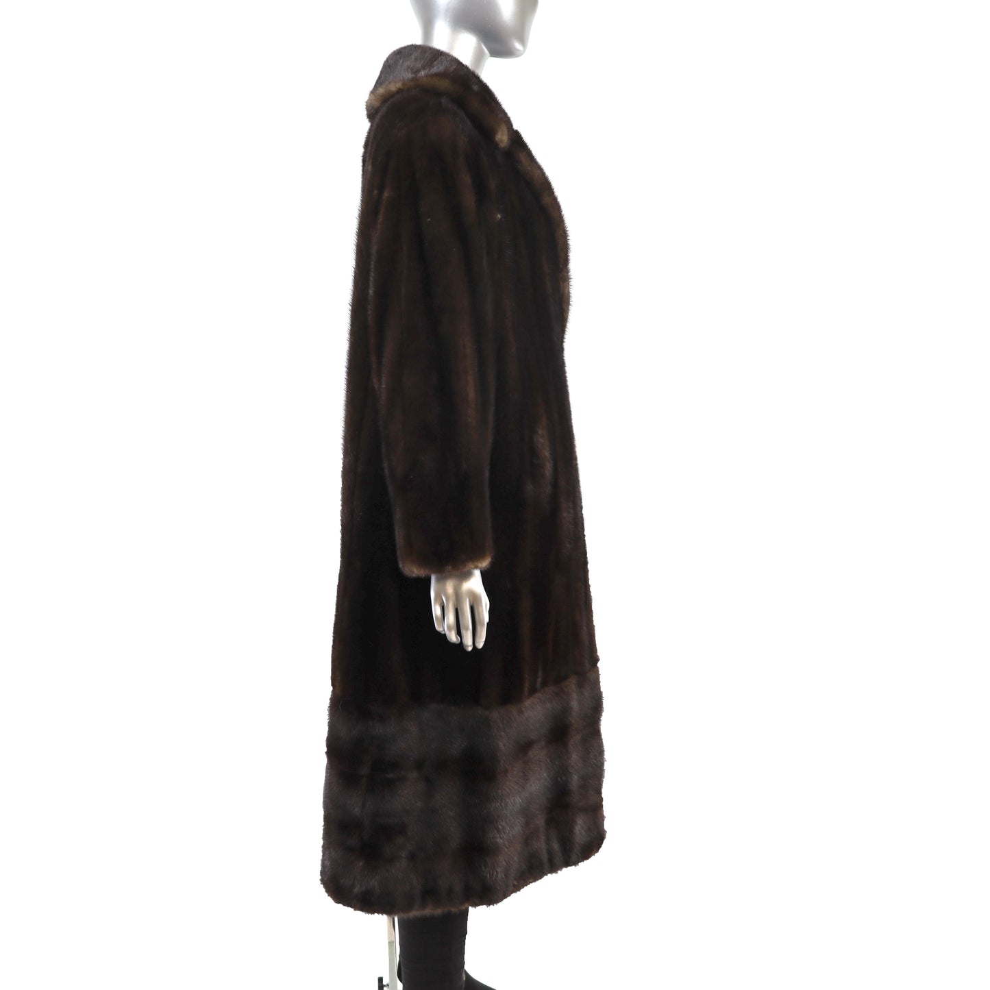 Mahogany Mink Coat- Size M