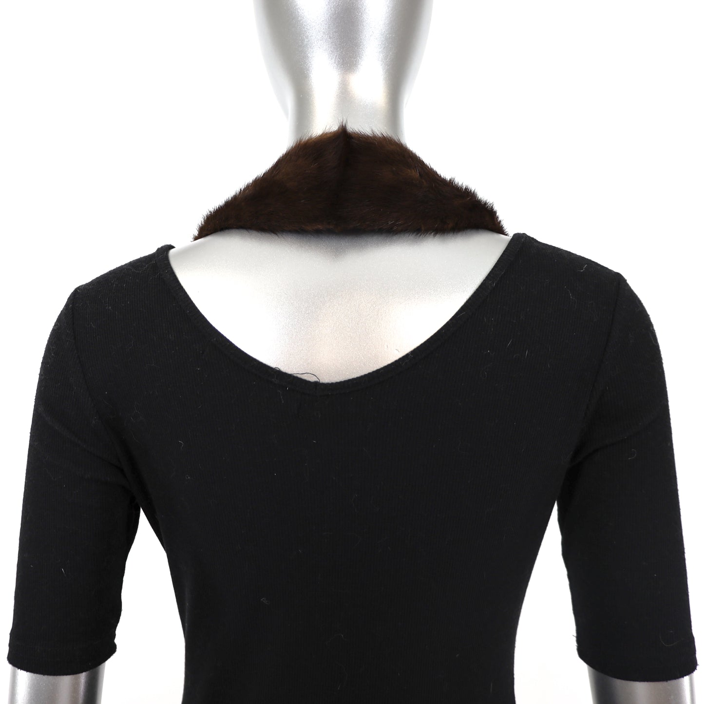 Mahogany Mink Collar- Free Size