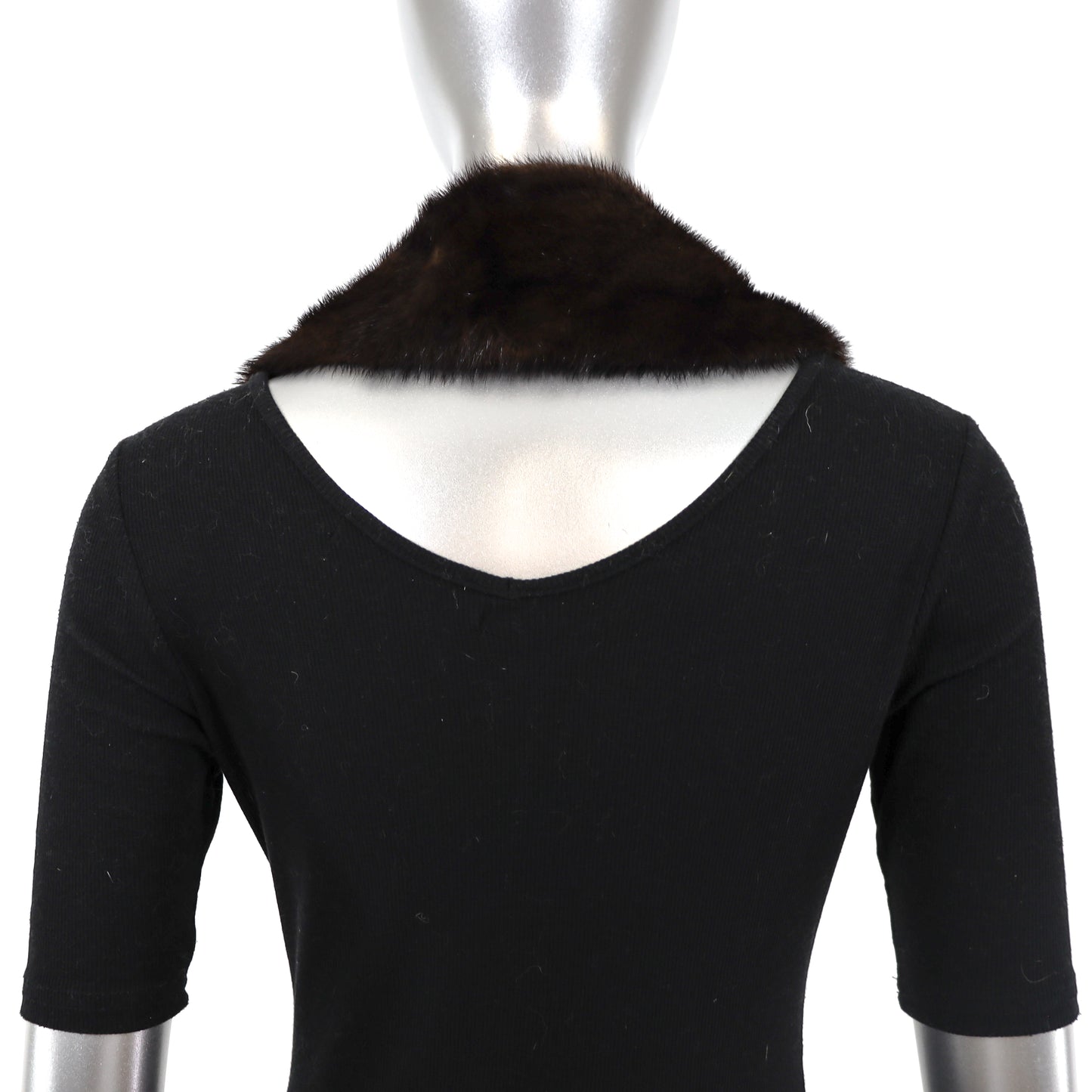 Mahogany Mink Collar- Free Size