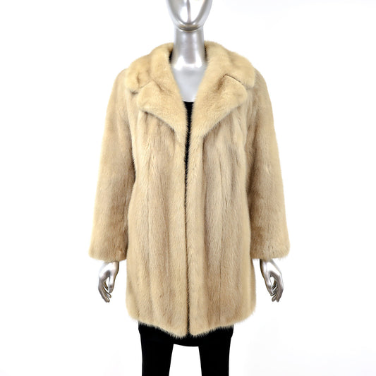 Pearl Mink Jacket- Size M