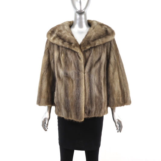 Sapphire Mink Jacket- Size L