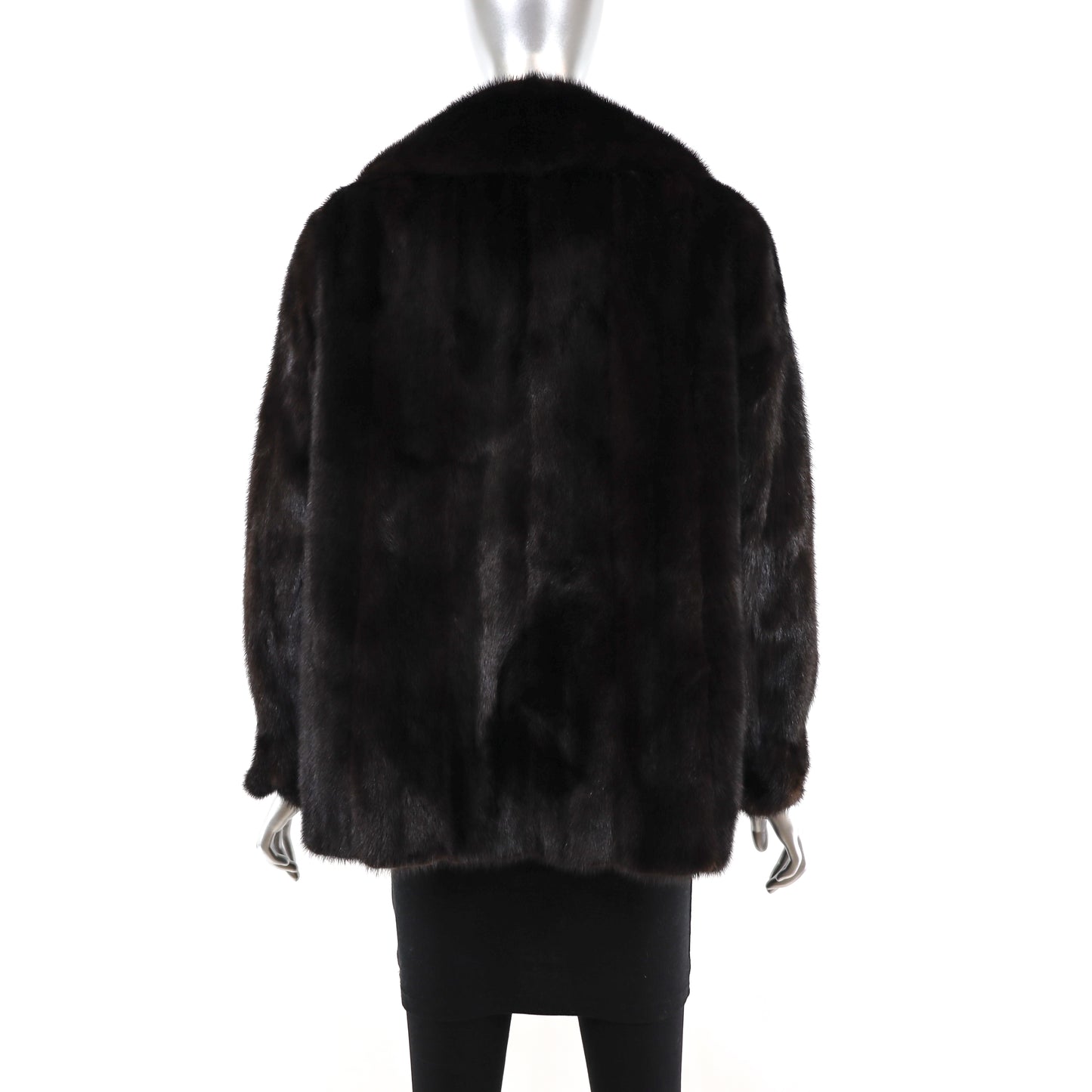Black Mink Jacket- Size L