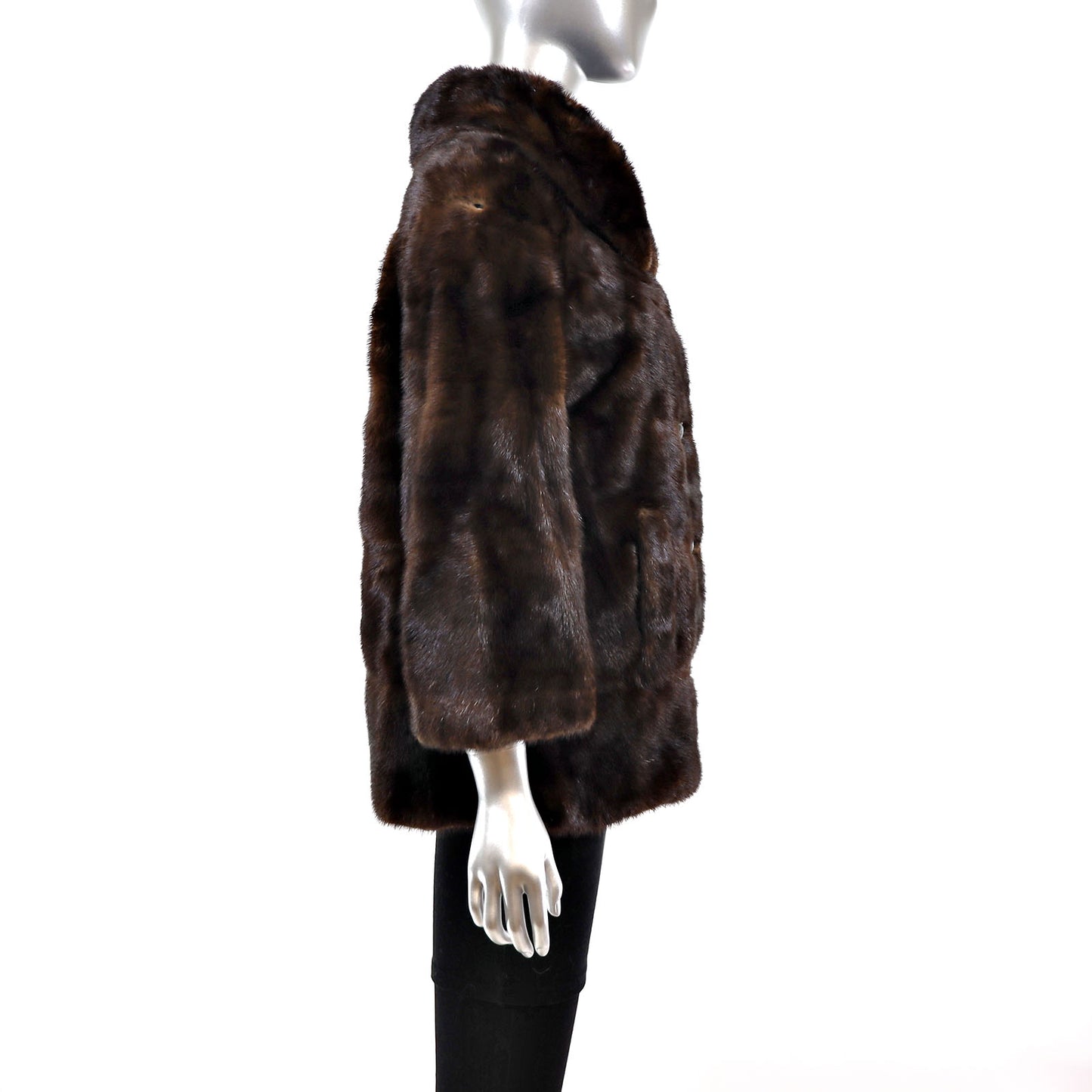 Neiman Marcus Mahogany Mink Jacket- Size L