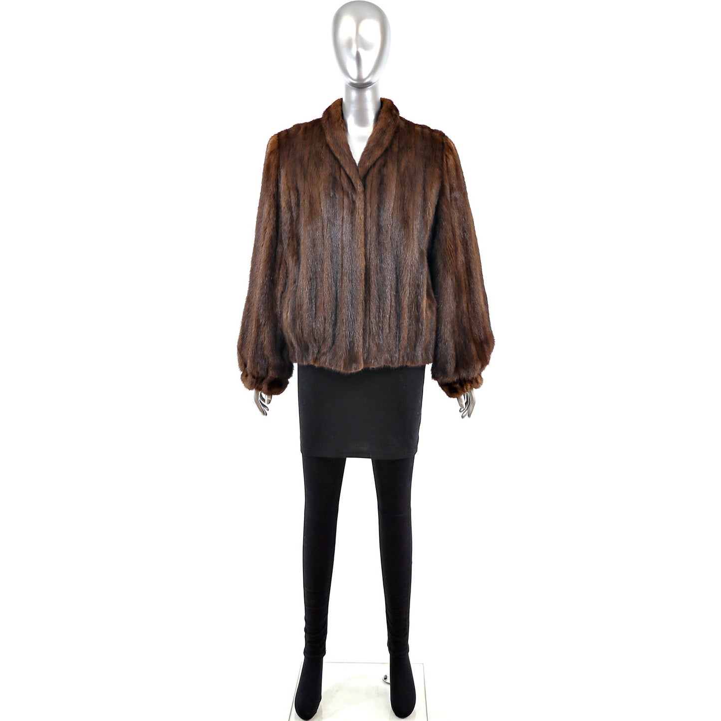 Mahogany Mink Jacket- Size M