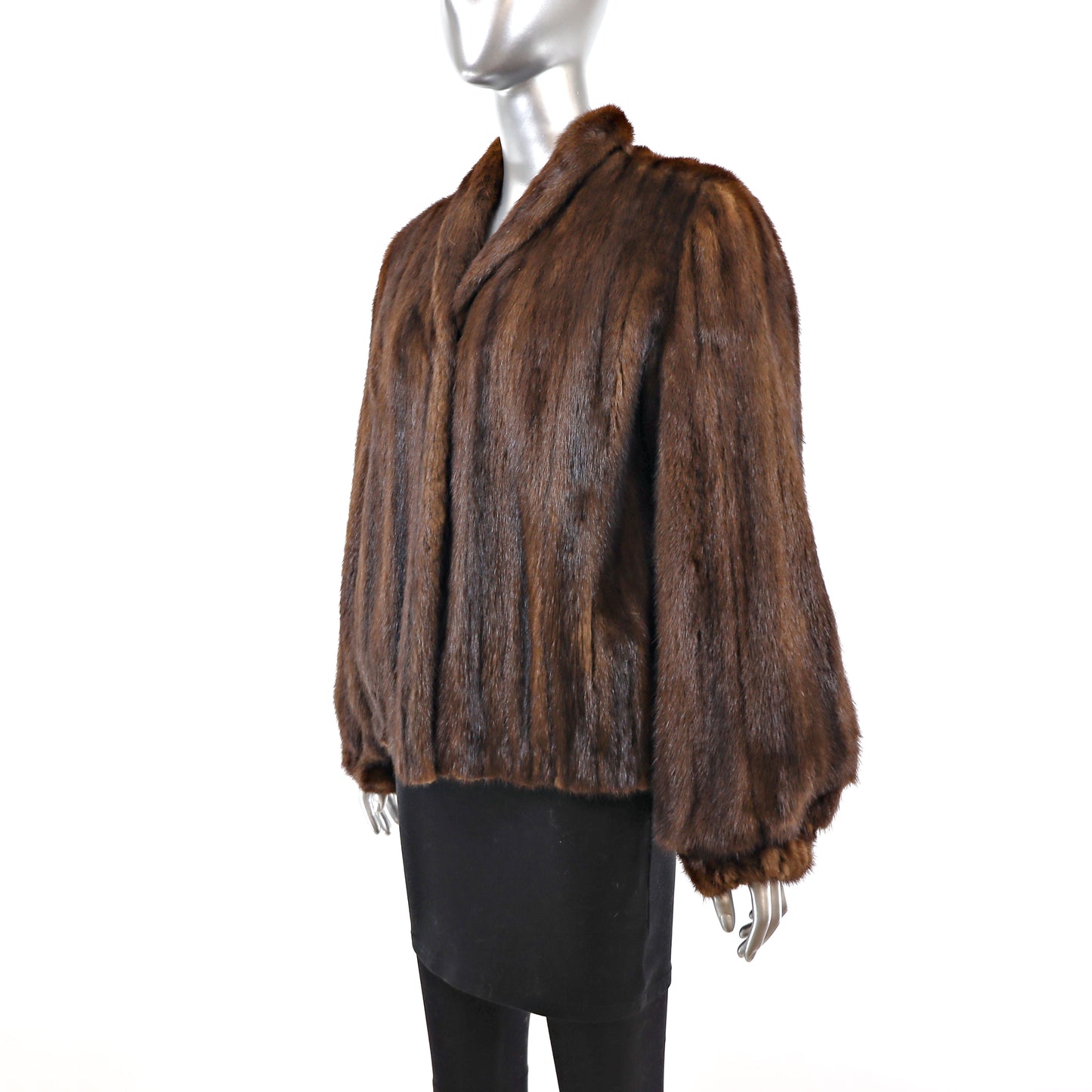 Mahogany Mink Jacket- Size M