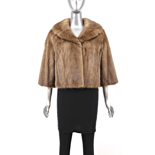 Autumn Haze Mink Bolero Jacket- Size M