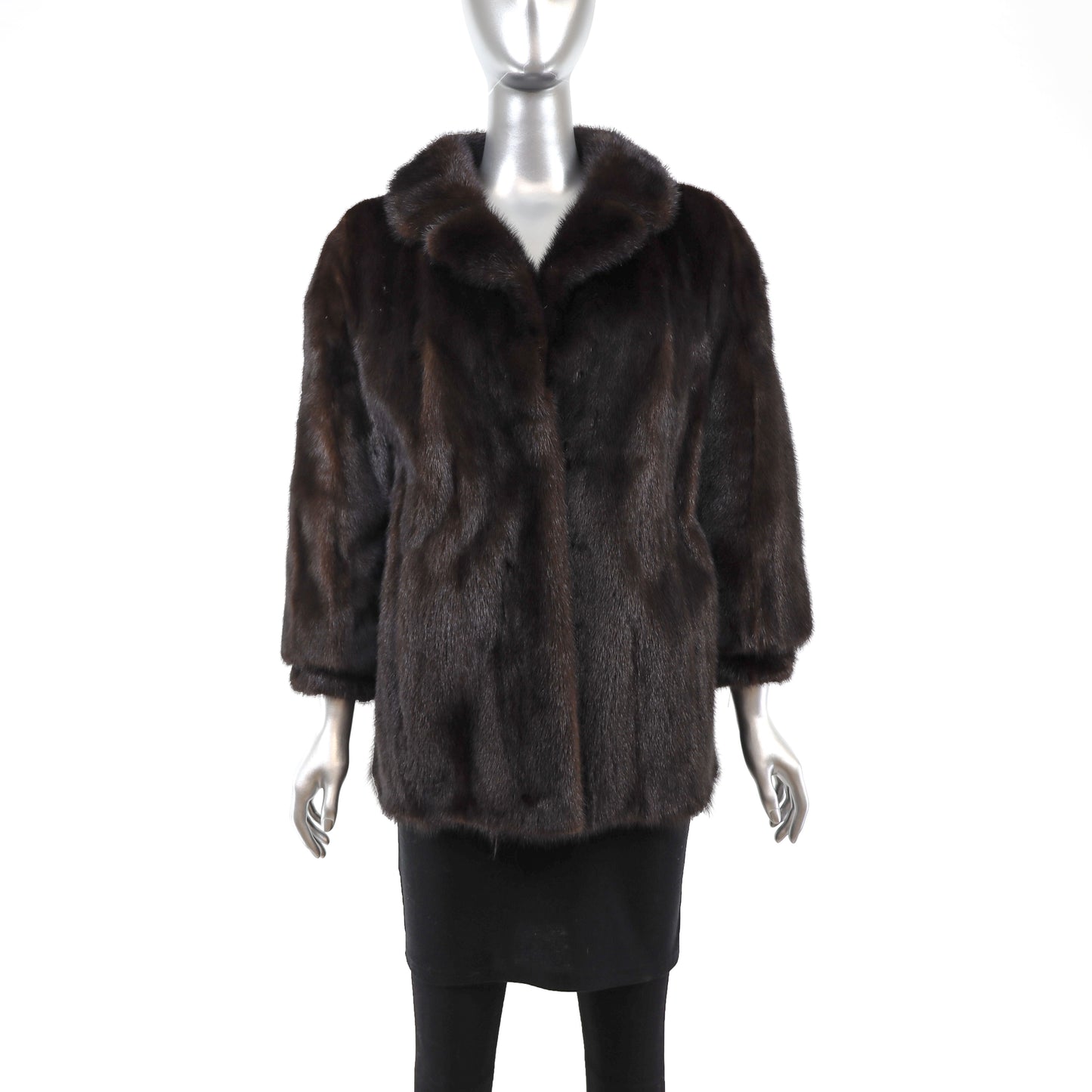 Mahogany Mink Jacket- Size L