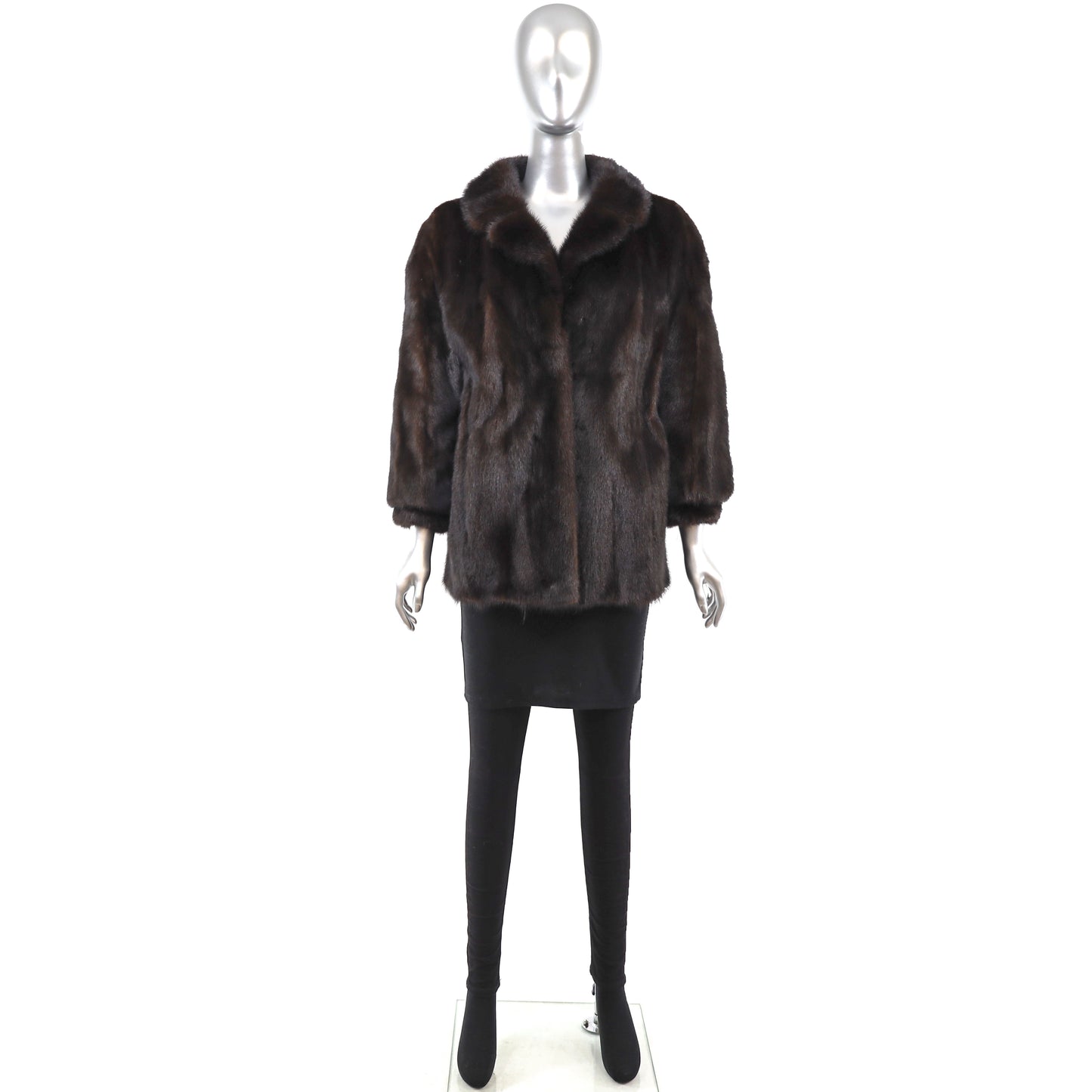 Mahogany Mink Jacket- Size L