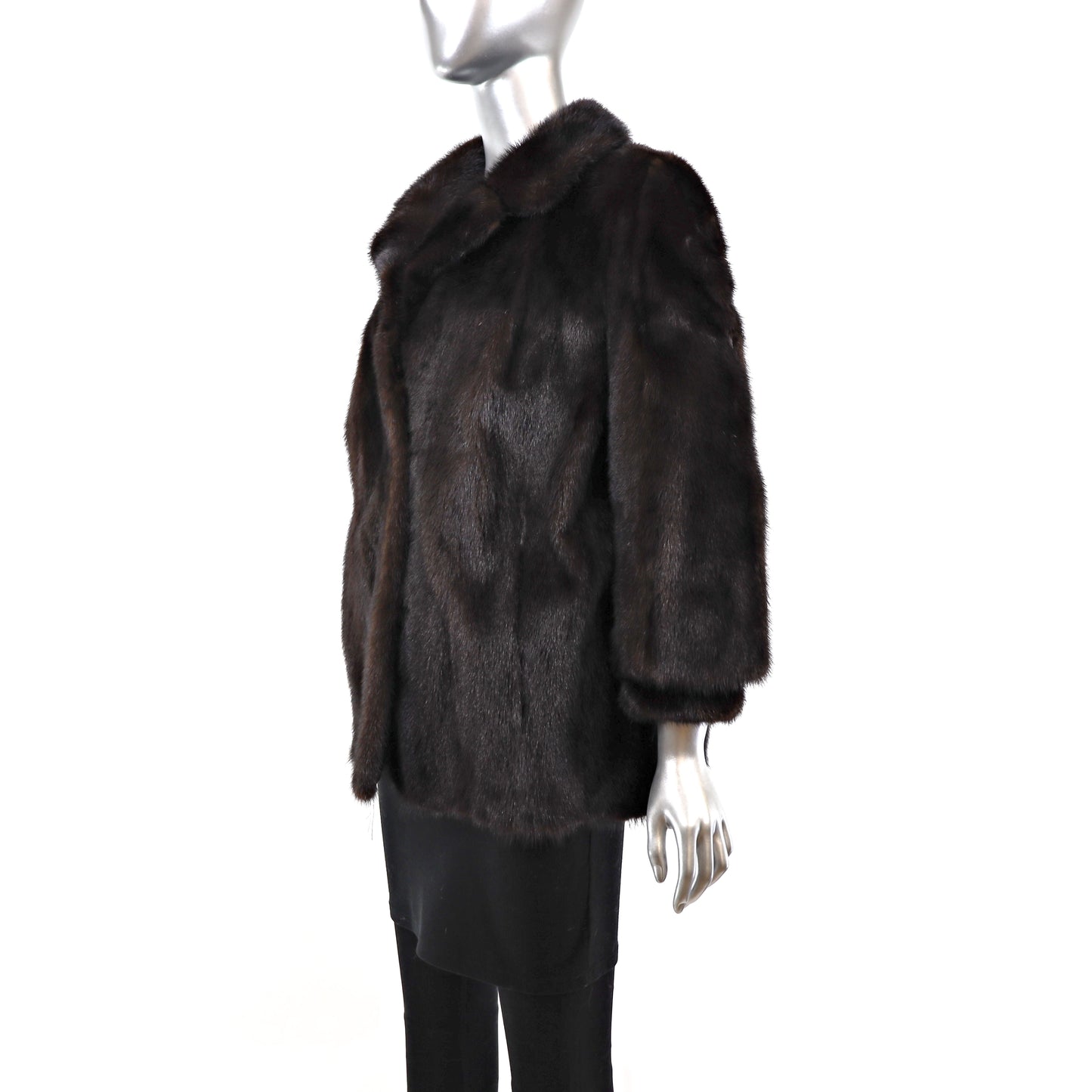 Mahogany Mink Jacket- Size L