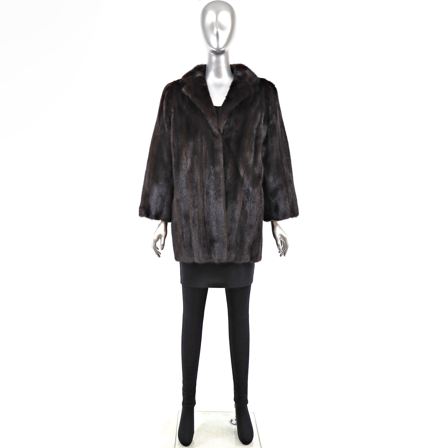 Rosendorf/ Evans Mahogany Mink Jacket- Size M