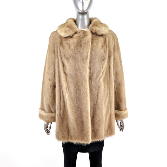 Pastel Mink Jacket- Size L