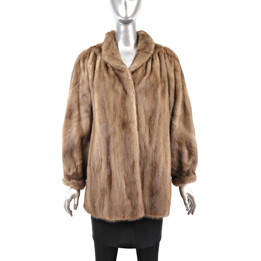 Autumn Haze Mink Jacket- Size M