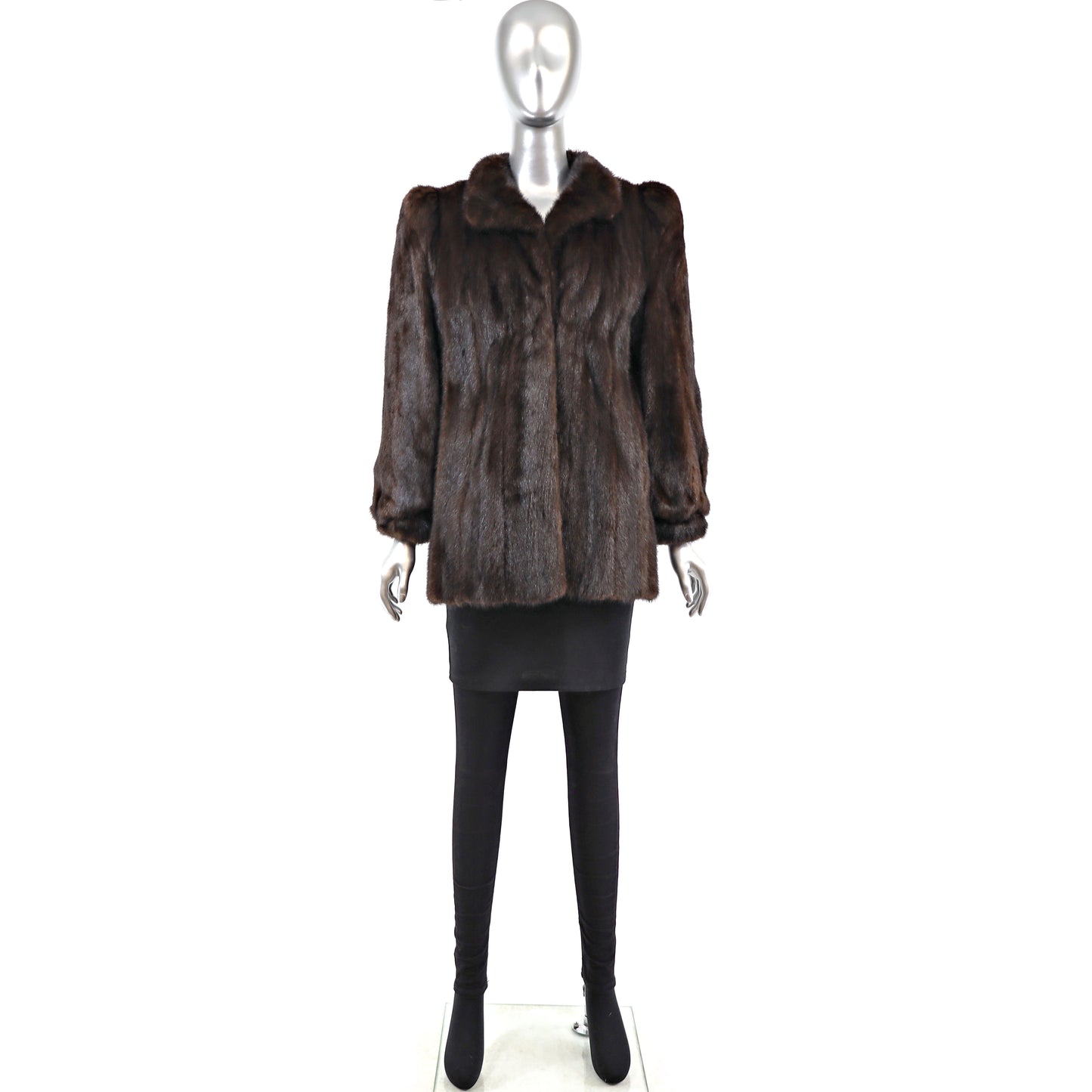 Mahogany Mink Jacket- Size S