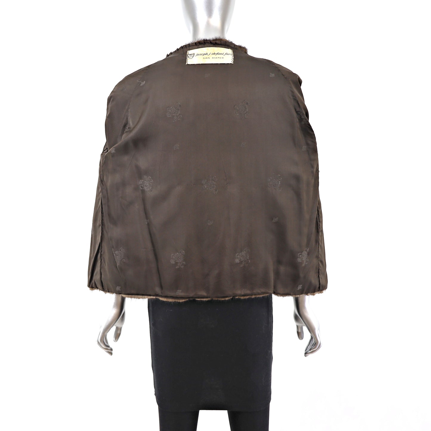 Mahogany Mink Jacket- Size M