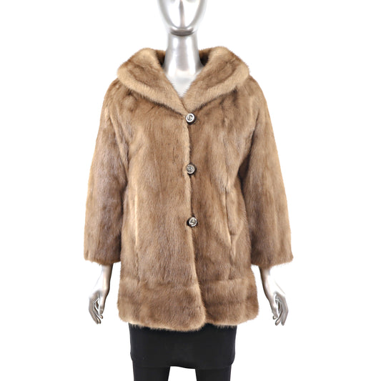 Autumn Haze Mink Jacket- Size M