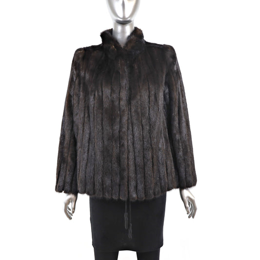 Mahogany Mink Jacket- Size S