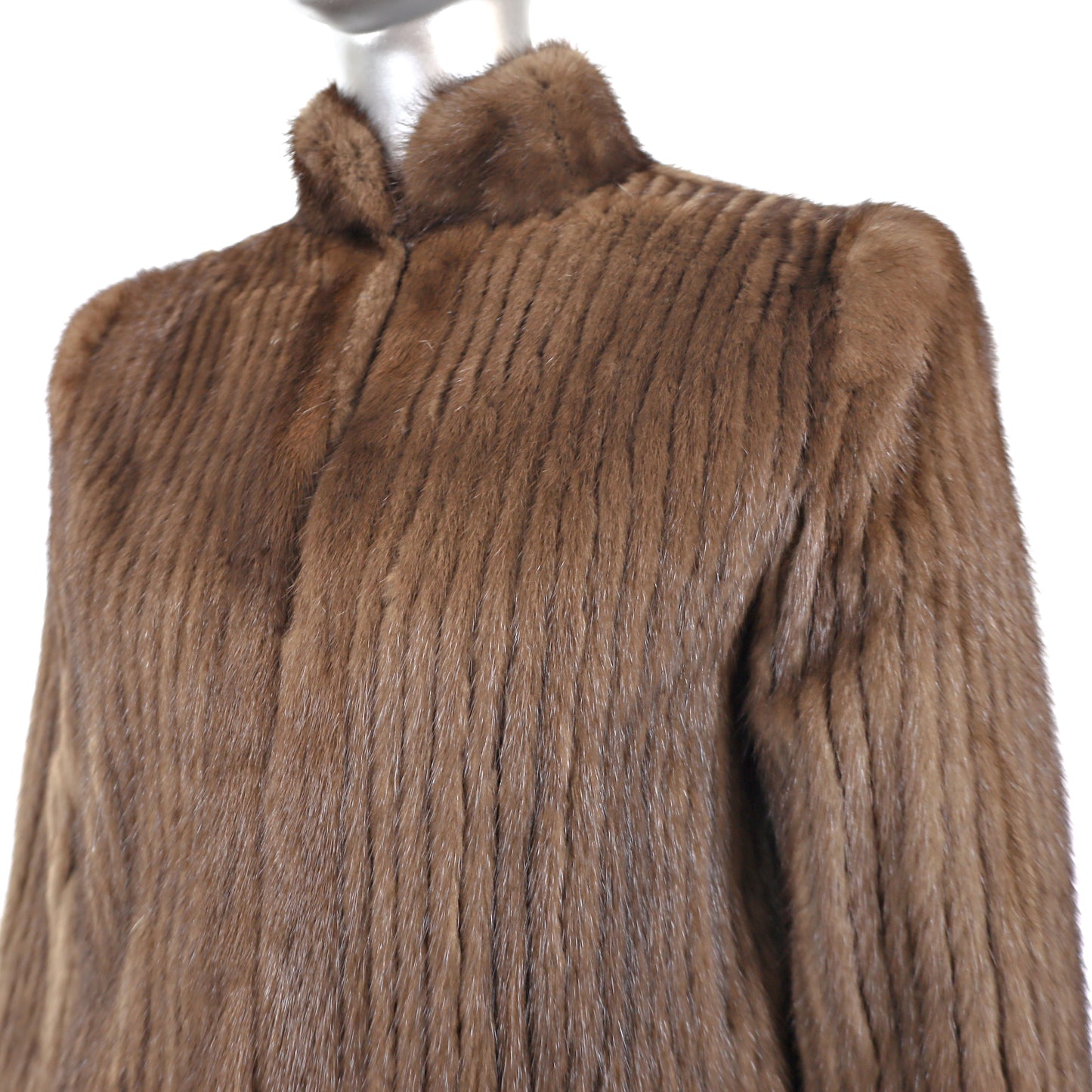 Mahogany Mink Corded Jacket- Size S