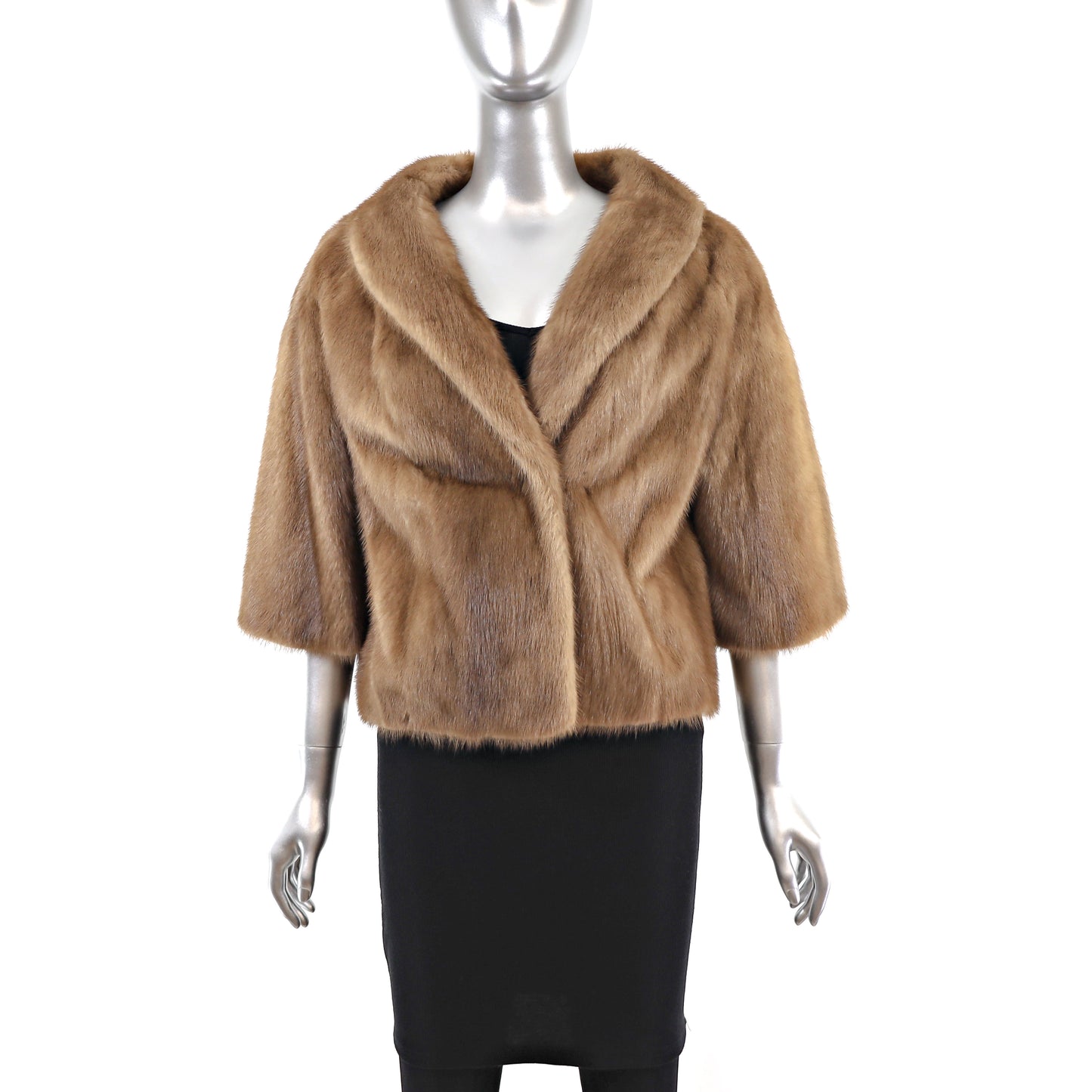 Autumn Haze Mink Bolero Jacket- Size M