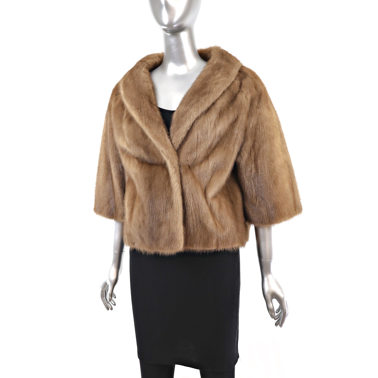 Autumn Haze Mink Bolero Jacket- Size M