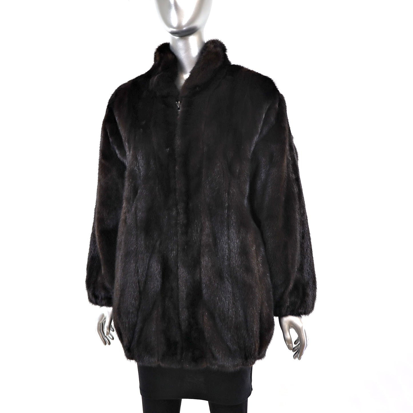 Mahogany Mink Jacket- Size L