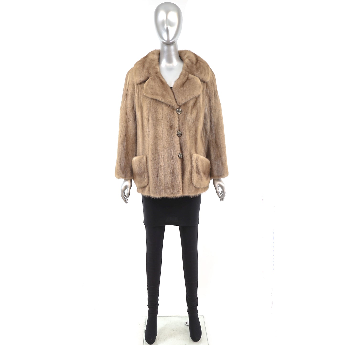 Autumn Haze Mink Jacket- Size M