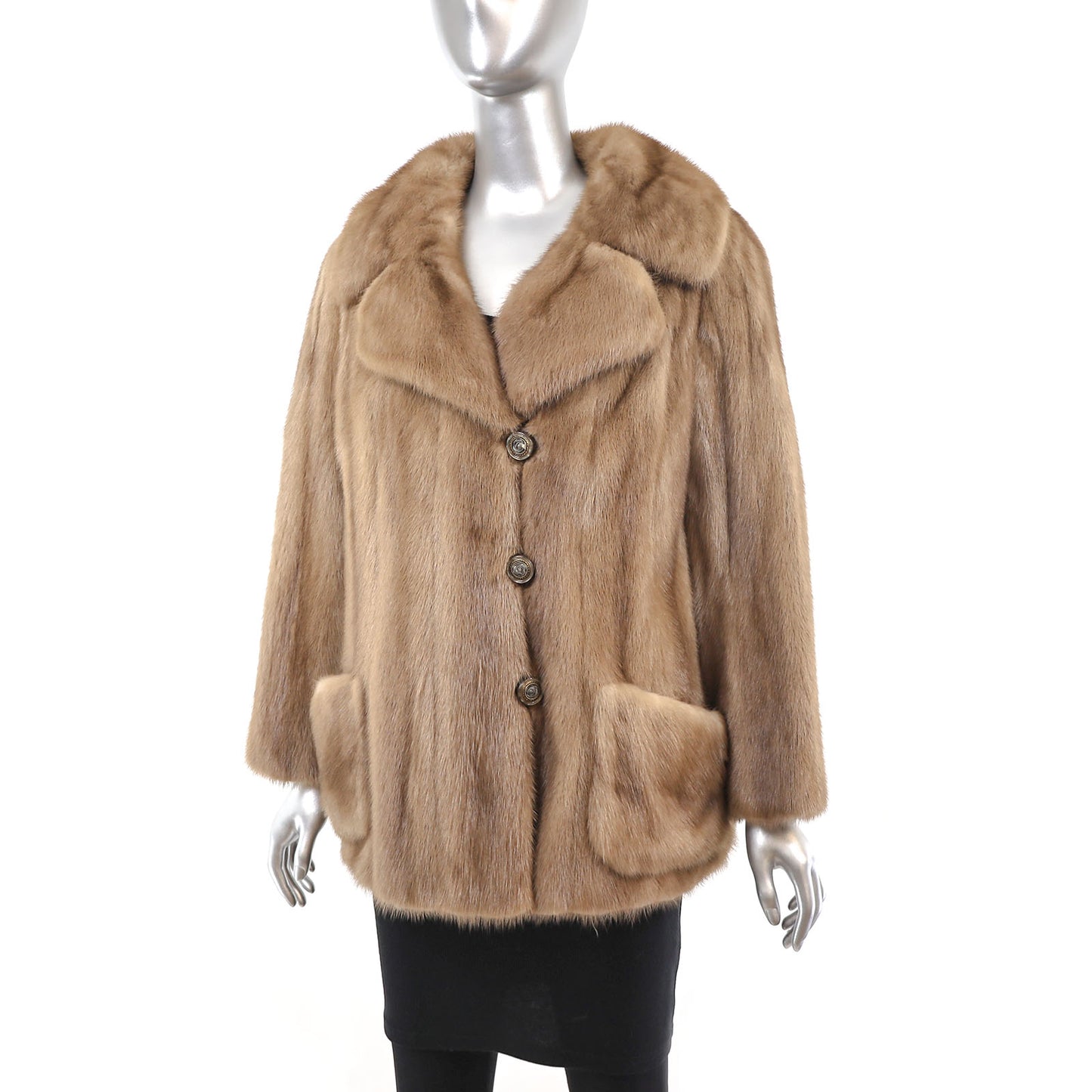 Autumn Haze Mink Jacket- Size M