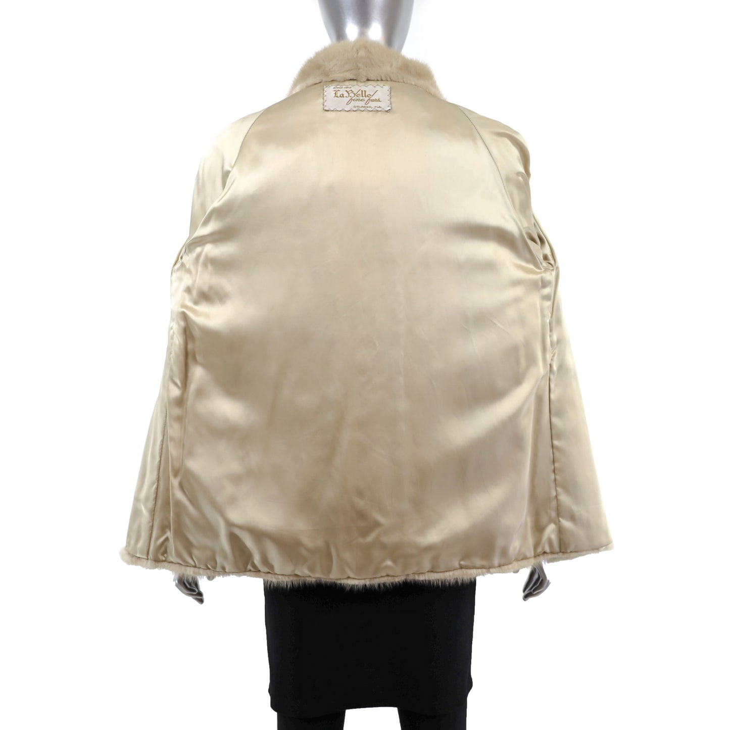 Tourmaline Mink Jacket- Size M