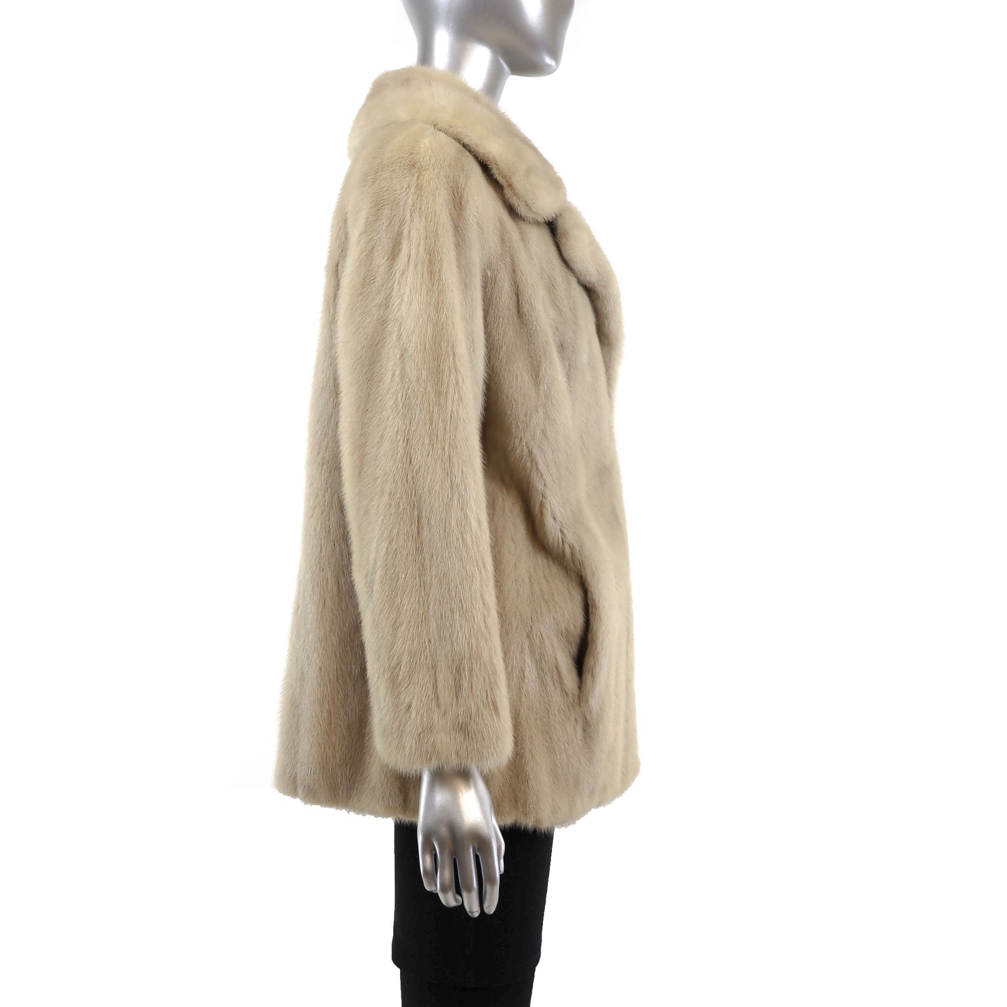 Tourmaline Mink Jacket- Size M