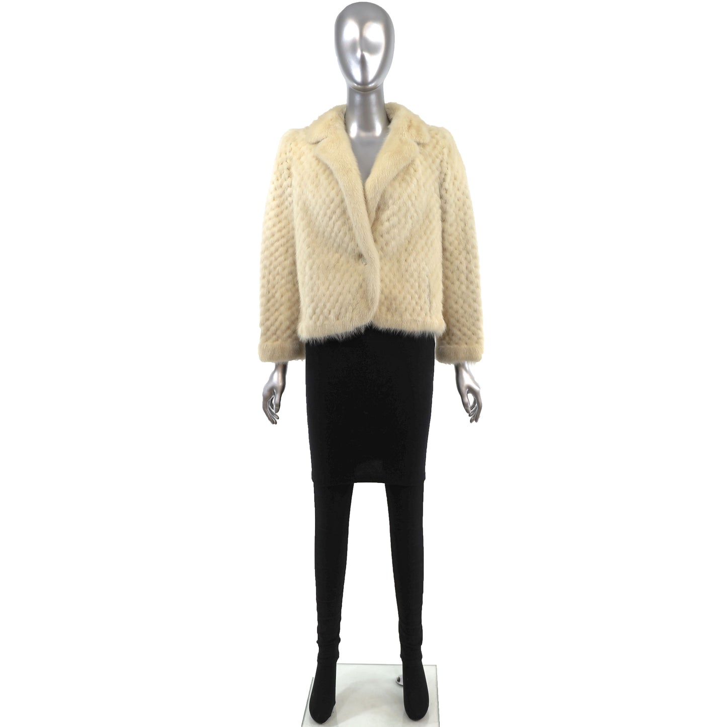 Pearl Mink Jacket- Size S