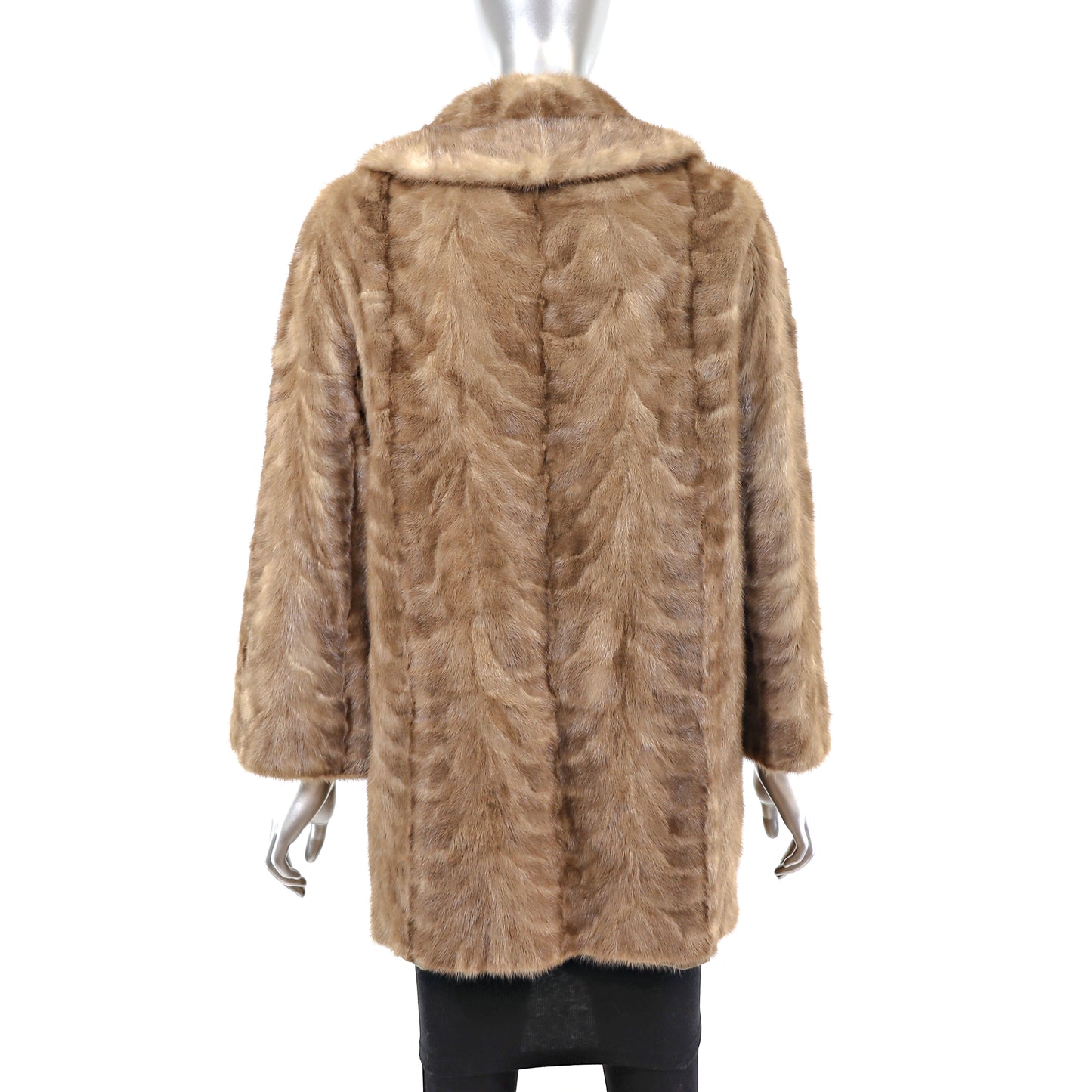 Pastel Section Mink Jacket- Size M