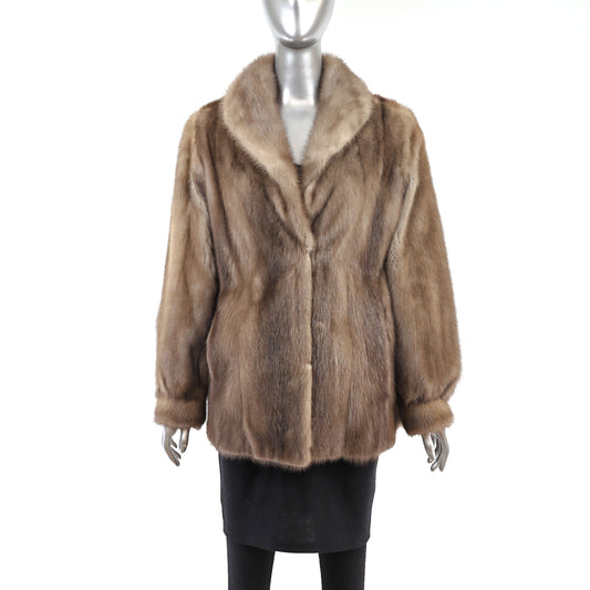 Autumn Haze Mink Jacket- Size L