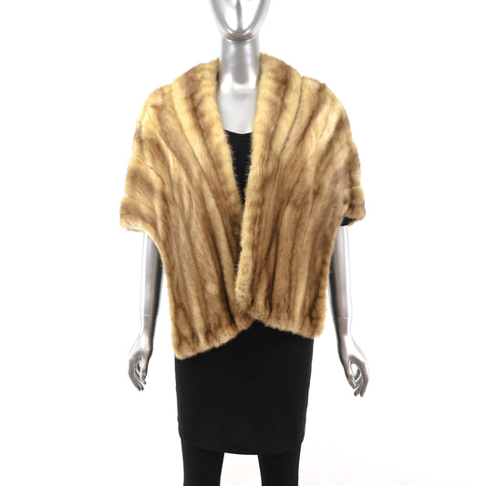 Pastel Mink Stole- Size S