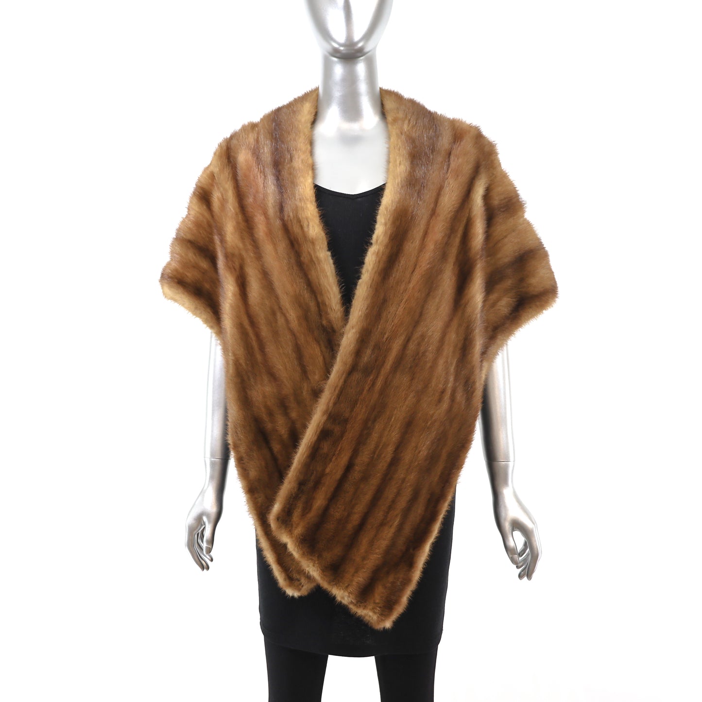 Autumn Haze Mink Stole- Size Free