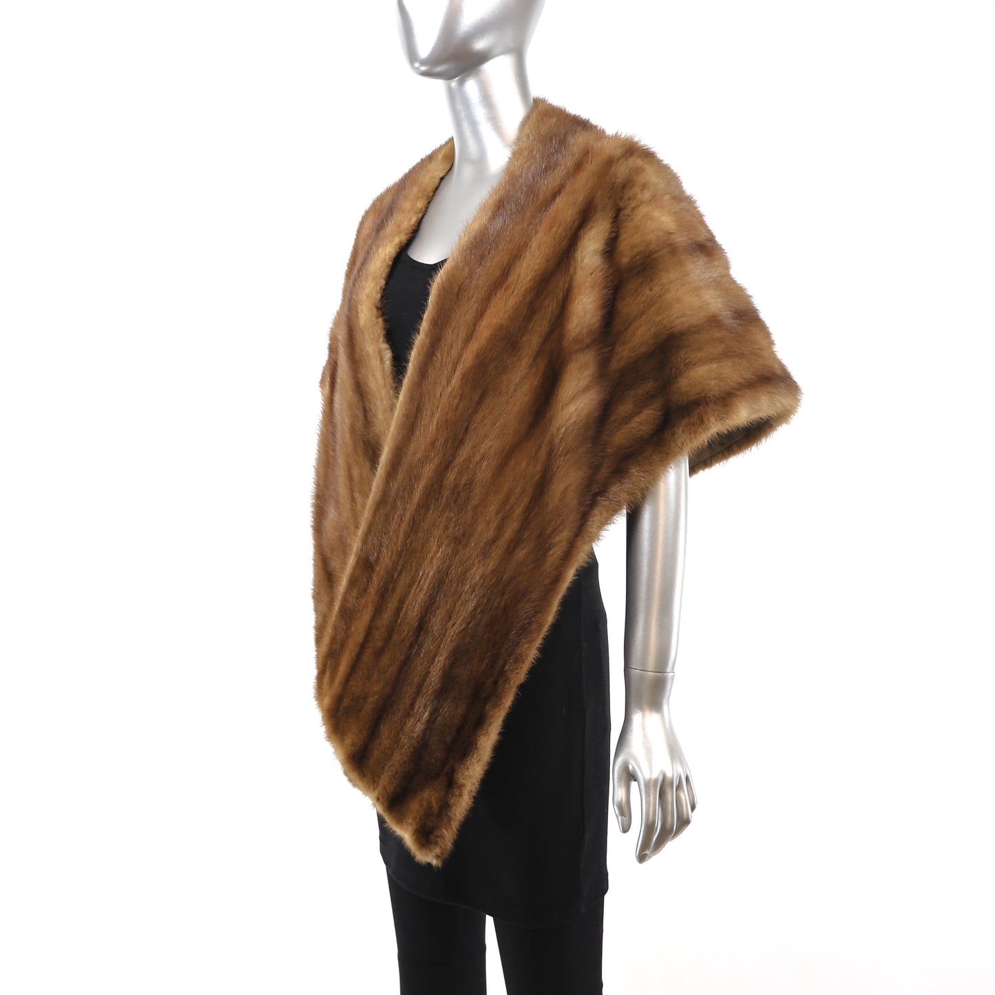 Autumn Haze Mink Stole- Size Free