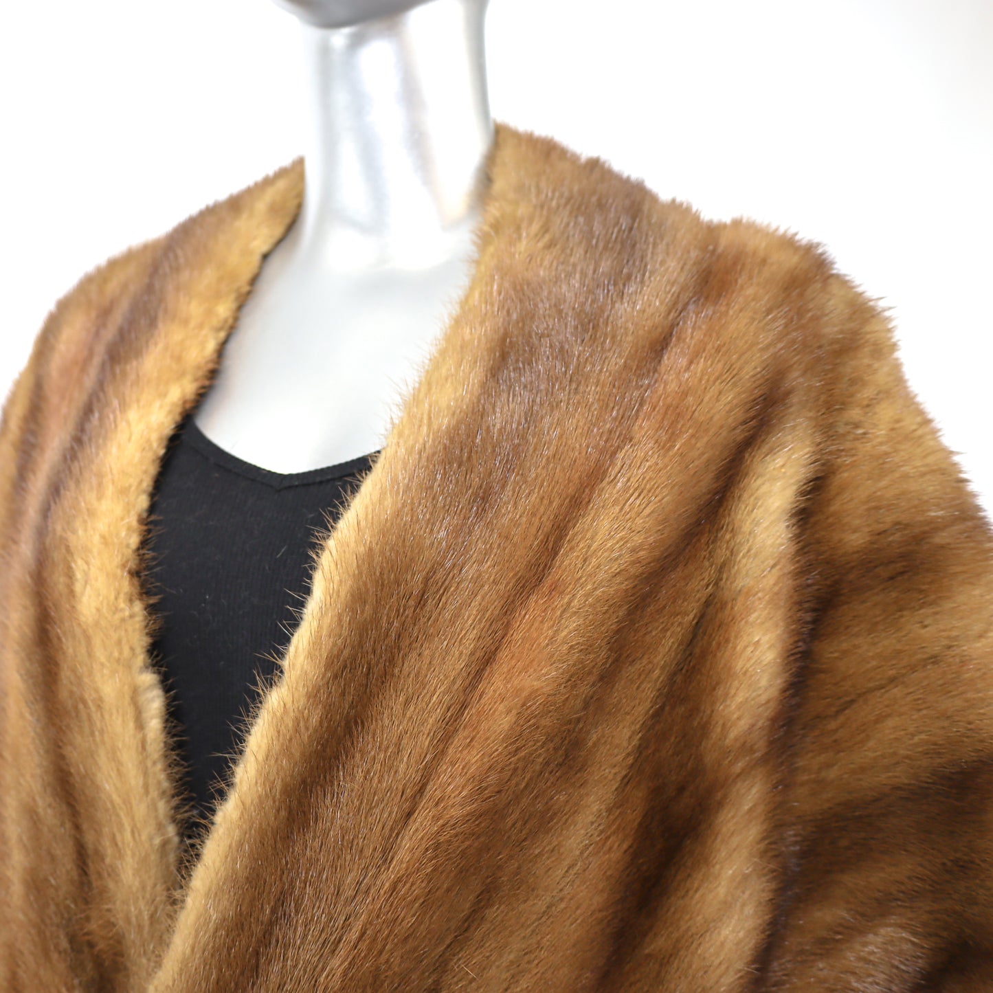 Autumn Haze Mink Stole- Size Free