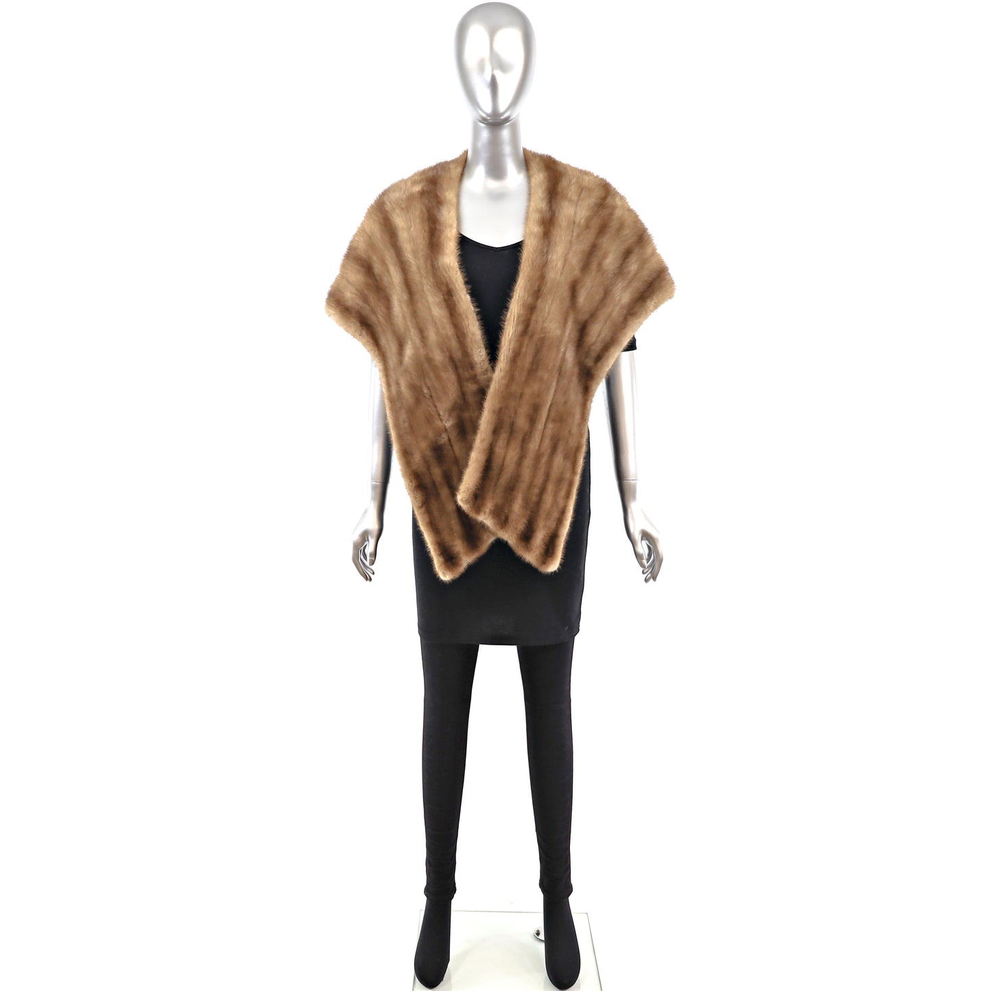 Autumn Haze Mink Stole- Size Free