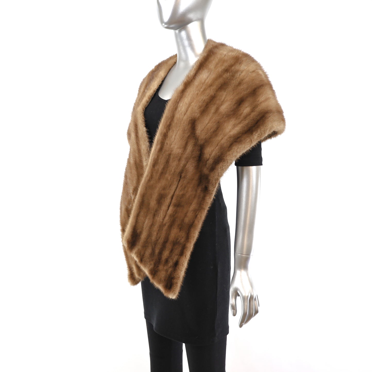 Autumn Haze Mink Stole- Size Free