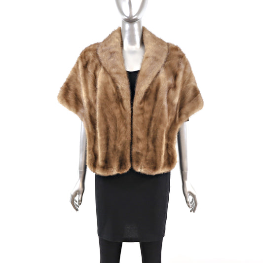 Autumn Haze Mink Stole- Size Free